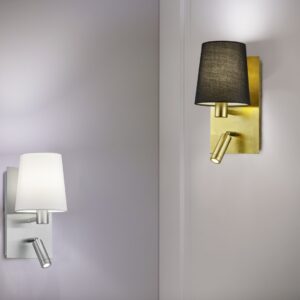Φωτιστικό Τοίχου Trio Lighting   E14 Νίκελ Ματ Μεταλλικό    271470207