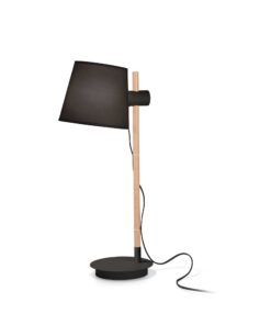 IDEAL LUX Επιτραπέζιο Φωτιστικό AXEL 1xE27 Μαύρου Χρώματος – 272238