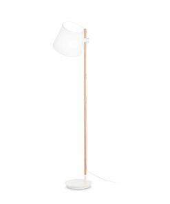 IDEAL LUX Φωτιστικό Δαπέδου AXEL 1xE27 Λευκού Χρώματος – 272245