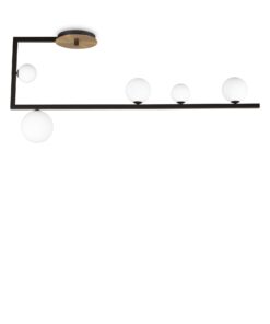 IDEAL LUX Φωτιστικό Οροφής BIRDS 5xG9 Μαύρου Χρώματος – 273631