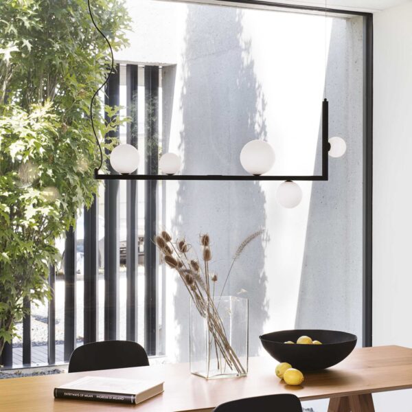 IDEAL LUX Κρεμαστό Φωτιστικό BIRDS 5xG9 Μαύρου Χρώματος – 273648
