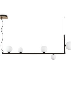 IDEAL LUX Κρεμαστό Φωτιστικό BIRDS 5xG9 Μαύρου Χρώματος – 273648