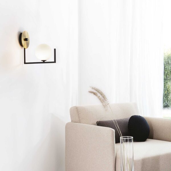 IDEAL LUX Απλίκα Τοίχου BIRDS 1xG9 Μαύρου Χρώματος – 273655