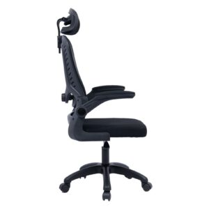 Καρέκλα γραφείου διευθυντή Delilah pakoworld mesh μαύρο 275-000003