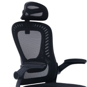 Καρέκλα γραφείου διευθυντή Delilah pakoworld mesh μαύρο 275-000003