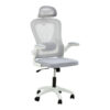Office chair manager Delilah pakoworld mesh light grey 275-000004