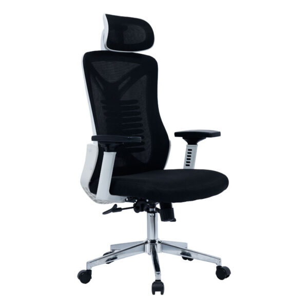 Office chair manager Andrew pakoworld mesh black-white 275-000010