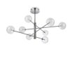 IDEAL LUX Κρεμαστό Φωτιστικό EQUINOXE 8xG4 Χρωμίου – 275178