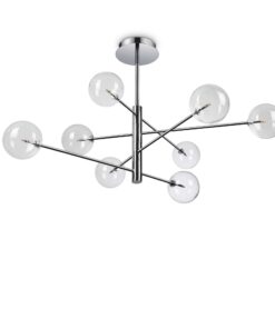 IDEAL LUX Κρεμαστό Φωτιστικό EQUINOXE 8xG4 Χρωμίου – 275178