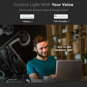 Wi-Fi Λάμπα LED 4.5W E27 G45 V-TAC Smart Home 180° 470lm 2700K-6400K+RGB – 2755
