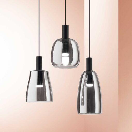 IDEAL LUX Κρεμαστό Φωτιστικό COCO-1 LED 7W 3000K Φιμέ Χρώματος – 275581