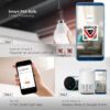 Wi-Fi Λάμπα LED 4.8W E14 P45 V-TAC Smart Home 180° 450lm 2700K-6400K+RGB – 212756
