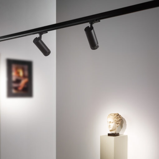 IDEAL LUX Φωτιστικό Σποτ Ράγας Τριφασικό 4 Καλωδίων EOS DALI LED 25W 3000K Μαύρου Χρώματος – 303000