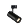 IDEAL LUX Φωτιστικό Σποτ για Τριφασική Ράγα 4 Καλωδίων EOS LED 25W 3000K Μαύρου Χρώματος – 276243