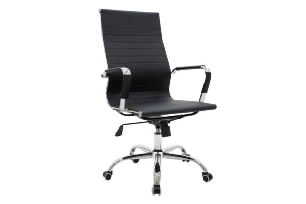 Καρέκλα γραφείου διευθυντή Valter pakoworld μαύρο pu 55.5x58x108εκ 277-000001