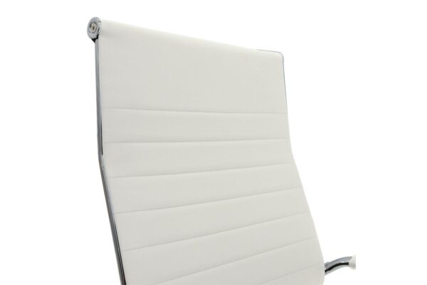 Καρέκλα γραφείου διευθυντή Valter pakoworld λευκό pu 55.5x58x108εκ 277-000002