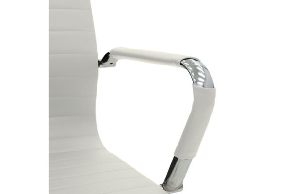 Καρέκλα γραφείου διευθυντή Valter pakoworld λευκό pu 55.5x58x108εκ 277-000002