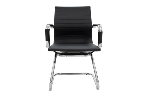 Καρέκλα γραφείου επισκέπτη Valter pakoworld μαύρο pu 55.5x52x95.5εκ 277-000003