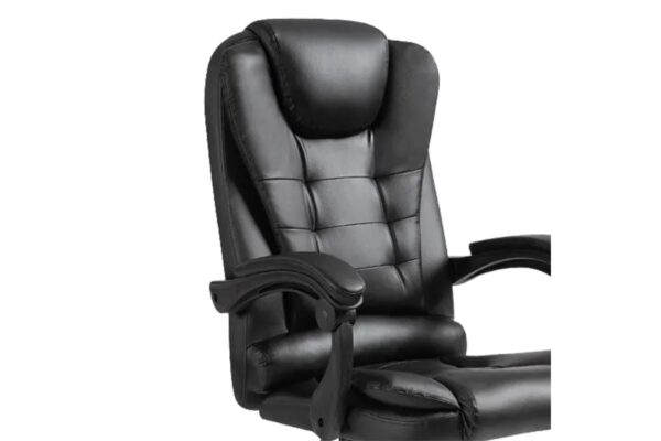 Καρέκλα γραφείου διευθυντή Benett pakoworld μαύρο pu 62x48x110εκ 277-000007