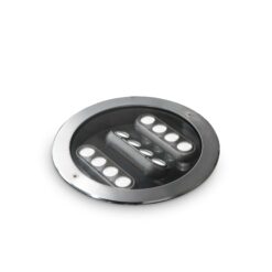IDEAL LUX Χωνευτό Φωτιστικό Δαπέδου Κήπου TAURUS LED 20W 3000K IP67 Inox – 277035