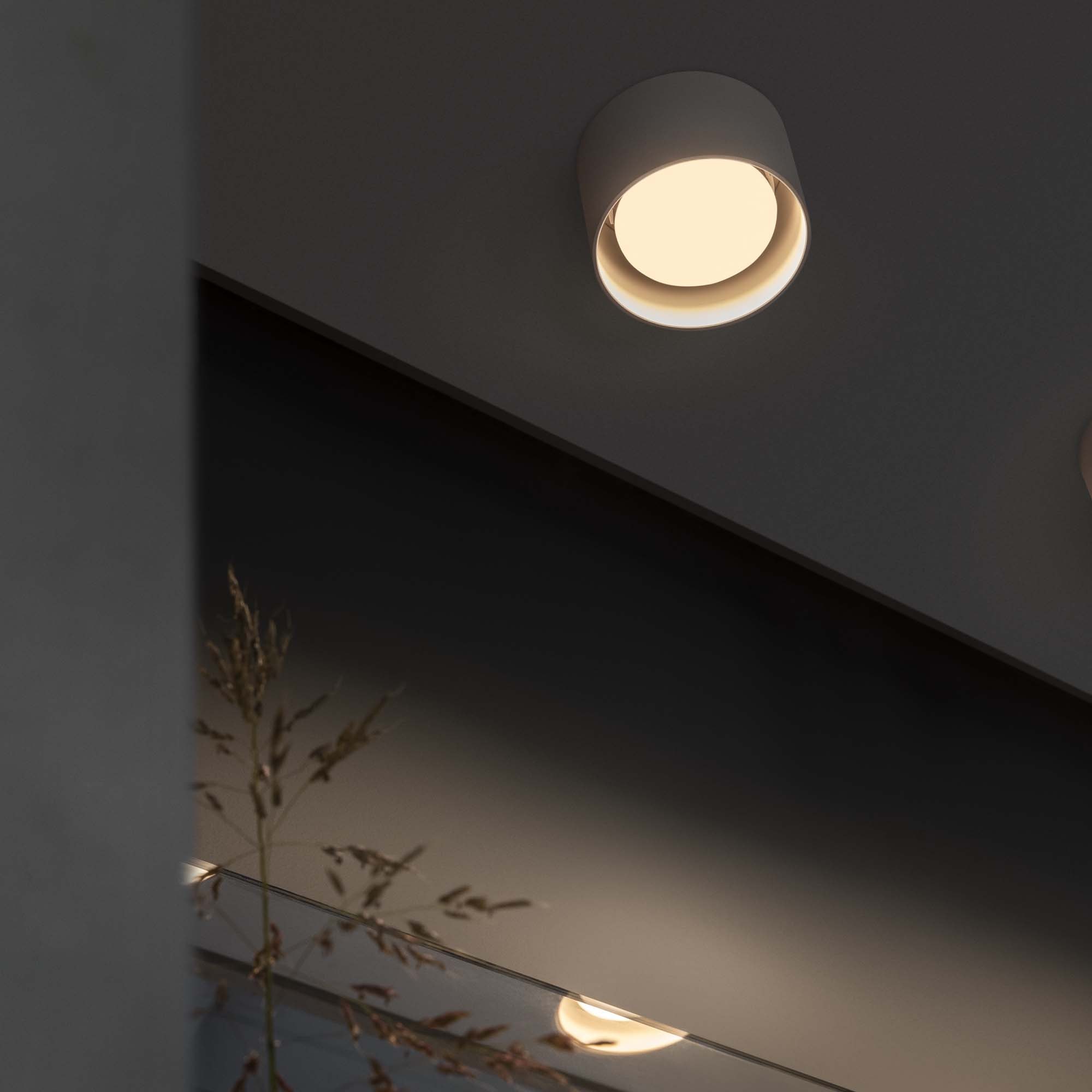 IDEAL LUX Φωτιστικό Οροφής SPIKE 1x GX53 Χάλκινου Χρώματος – 310893