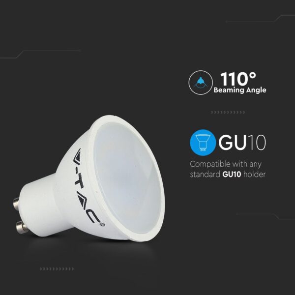 LED Spot Λάμπα με Τηλεχειριστήριο RF GU10 5.5W V-TAC 110° 420lm RGB+Θερμό Λευκό 3000K – 212778