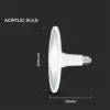 Λάμπα E27 UFO 11W ACRYLIC LED PLASTIC Samsung Chip Θερμό λευκό 3000K V-TAC – 2781