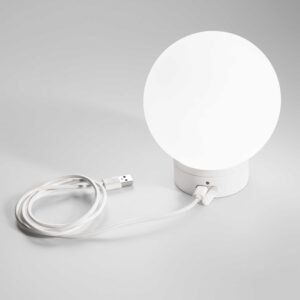 IDEAL LUX Επιτραπέζιο Φωτιστικό SUN LED 5.5W 3000K IP44 Επαναφορτιζόμενο Λευκού Χρώματος – 278148