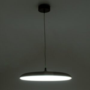 GloboStar® BARON 61253 Κρεμαστή Πλαφονιέρα Οροφής LED CCT 12W 1440lm 120° AC 220-240V – Εναλλαγή Φωτισμού μέσω Διακόπτη On/Off All In One Ψυχρό 6000k+Φυσικό 4500k+Θερμό 2700k Φ25 x Υ8cm – Χάλκινο Πλατίνα – 3 Years Warranty