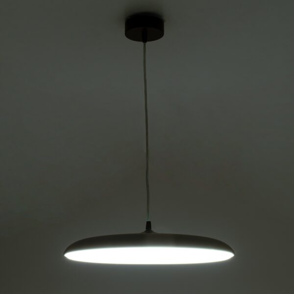 GloboStar® BARON 61253 Κρεμαστή Πλαφονιέρα Οροφής LED CCT 12W 1440lm 120° AC 220-240V – Εναλλαγή Φωτισμού μέσω Διακόπτη On/Off All In One Ψυχρό 6000k+Φυσικό 4500k+Θερμό 2700k Φ25 x Υ8cm – Χάλκινο Πλατίνα – 3 Years Warranty