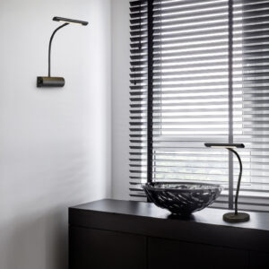 Φωτιστικό Τοίχου Trio Lighting CURTIS  LED, 4W · 400lm, 3000K Μαύρο Ματ Μεταλλικό, Step Dimmable – 279770132