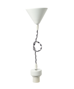 ΑΝΑΡΤΗΣΗ ΑΣΠΡΗ ΜΕΤΑΛ.ΒΑΣΗ & ΑΣΠΡΟΜΑΥΡΟ ΥΦΑΣΜ.ΚΑΛΩΔ Ε27 ACA – 2800WBW