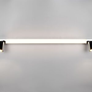 Φωτιστικό Μπάνιου Καθέφτη Enrico LED 9W 2300+3000+4000K Νικελ με Σποτ 2xGU10 IP44 Trio Lighting – 281479306