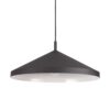 IDEAL LUX Κρεμαστό Φωτιστικό YURTA Μαύρου Χρώματος – 281582