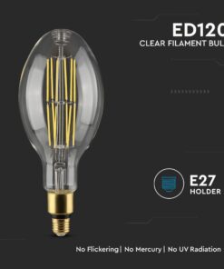 LED Λάμπα E27 24W Filament ED120 Clear V-TAC 310° 4000lm Φυσικό 4000Κ – 2816