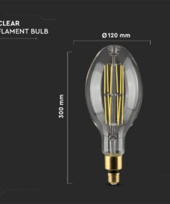 LED Λάμπα E27 24W Filament ED120 Clear V-TAC 310° 4000lm Φυσικό 4000Κ – 2816