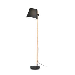 IDEAL LUX Φωτιστικό Δαπέδου AXEL 1xE27 Μαύρου Χρώματος – 282084