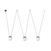 Faro Barcelona MINE PC SPACE Κρεμαστό Φωτιστικό, 3Φωτο, Γκρι Χρώματος – 28210-3L
