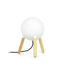 Faro Barcelona MINE PC Επιτραπέζιο Φωτιστικό, Λευκού Χρώματος- 28211