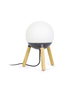 Faro Barcelona MINE PC Επιτραπέζιο Φωτιστικό, Γκρι Χρώματος – 28212