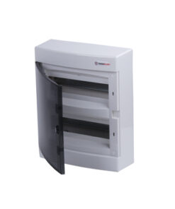 Επίτοιχος Πλαστικός Πίνακας 36 Θέσεων 2 Σειρών με Διάφανη Πλαστική Πόρτα ACA – 282N2X18C