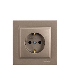 ΠΡΙΖΑ ΣΟΥΚΟ 16A   ΜΕ ΠΑΙΔΙΚΗ ΠΡΟΣΤΑΣΙΑ LIGHT FUME EUROLAMP – 152-10532