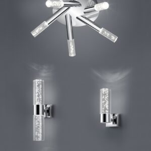 Φωτιστικό Τοίχου Trio Lighting LED 3,1W  Χρώμιο Μεταλλικό 310lm 3000K IP44 282410106