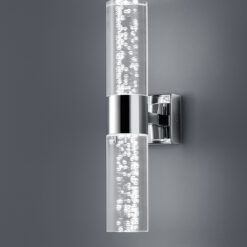 Φωτιστικό Τοίχου Trio Lighting LED 3,2W Χρώμιο Μεταλλικό 300lm 3000K IP44 282410206