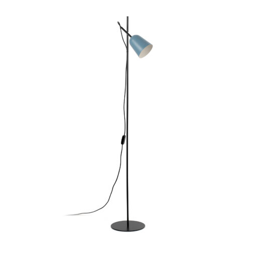 Faro Barcelona STUDIO FLOOR LAMP BLUE SHADE 1xE14 – 28271FR