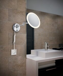 Φωτιστικό Τοίχου Trio Lighting LED 3W Χρώμιο Μεταλλικό 280lm 3000K IP44 282990106