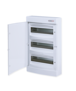 ΗΛ.ΠΙΝΑΚΑΣ ΠΛΑΣΤΙΚΟΣ ΕΠΙΤΟΙΧΟΣ 36 ΘΕΣΕΙΣ ΛΕΥΚΗ ΠΛΑΣΤΙΚΗ ΠΟΡΤΑ 3 ΣΕΙΡΕΣ IP40 – 282N36CW