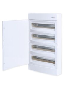 ΗΛ.ΠΙΝΑΚΑΣ ΠΛΑΣΤΙΚΟΣ ΕΠΙΤΟΙΧΟΣ 72 ΘΕΣΕΙΣ ΛΕΥΚΗ ΠΛΑΣΤΙΚΗ ΠΟΡΤΑ 4 ΣΕΙΡΕΣ IP40 – 282N4X18CW