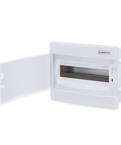 Ηλ. Πίνακας Πλαστικός Χωνευτός 12 Θέσεων 1 Σειράς με Λευκή Πλαστική Πόρτα IP40 ACA – 282U12CW