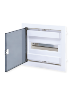 Χωνευτός Πίνακας Γυψοσανίδας 12 Θέσεων με Διάφανη Πλαστική Πόρτα IP40 Πλαστικό Πλαίσιο ACA – 282U12FP